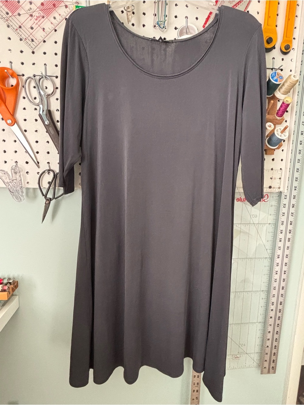 Eileen Fisher Silk Jersey Swing Dress